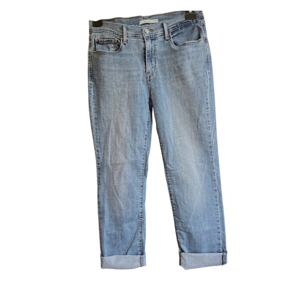 Women's Levi's 505 Straight Denim Jeans Size 10 Classic Medium Wash - Picture 1 of 6